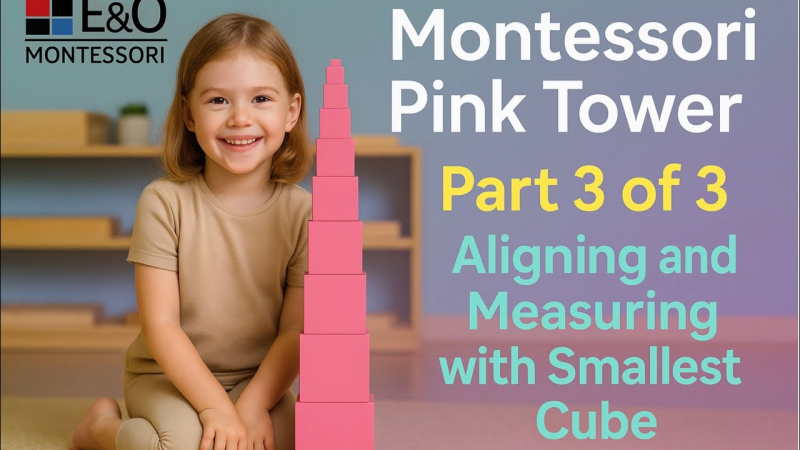 Embedded thumbnail for Montessori Pink Tower Matching Cards 