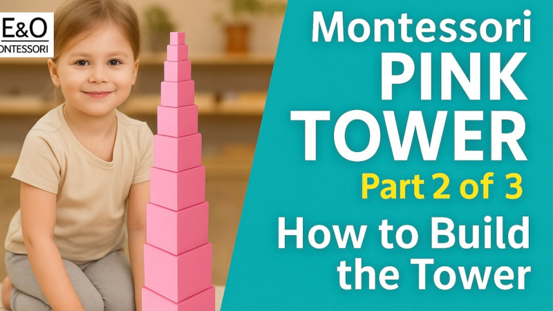 Embedded thumbnail for Montessori Pink Tower Matching Cards 