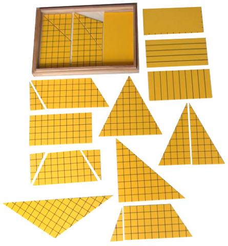 Yellow Triangles for Area | E&O Montessori, US