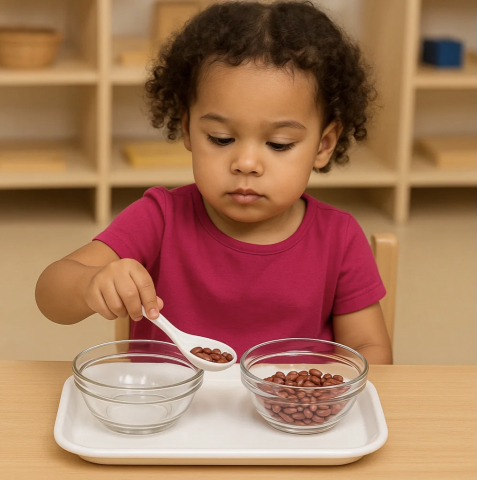 Spooning Program Montessori Spooning Activity Set | E&O Montessori, US