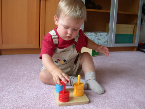 Montessori toys at home 