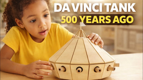 Embedded thumbnail for Leonardo da Vinci Wooden Tank - STEM Engineering Model