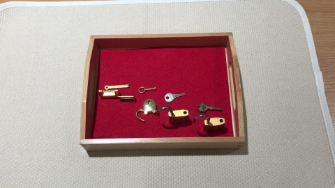 Embedded thumbnail for Locks and Keys with Wooden Tray
