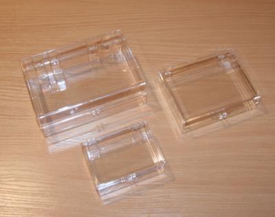 Montessori Material. Medium Clear Plastic Box 4 ¾” x 3 ½” x 1 ¼