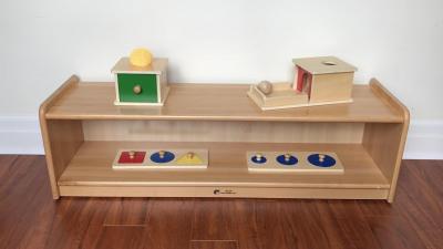 Toddler Cabinet with Closed Back  
