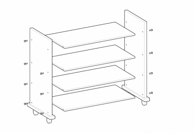 Wooden Stand for Metal Insets