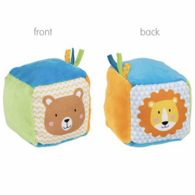 Soft Sensory Baby Cube with Bell