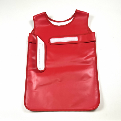 Easy Fasten Water-Resistant Apron (Ages 3-6) - Red