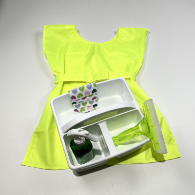 MONTESSORI WINDOW WASHING SET WITH CADDY / WINDOW CLEANING