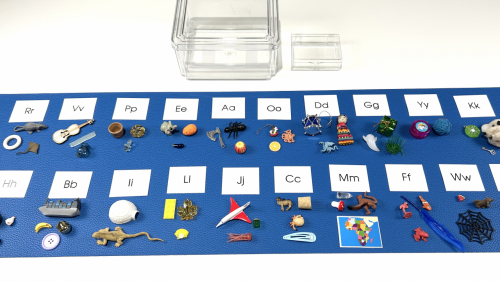 Montessori Alphabet Objects (Initial Sounds) with cards | E&O Montessori