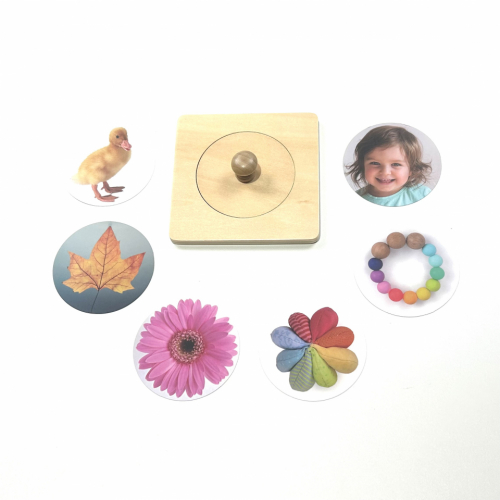 Montessori First  Single Shape Puzzle with Pictures