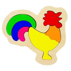 Rooster, Wooden Puzzle