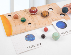 The Solar System with Cards