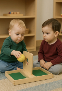 Imbucare Board with Knit Ball 