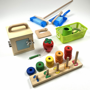 Montessori Practical Life & Early Math Set (2-3 years)