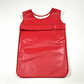 Easy Fasten Water-Resistant Apron (Ages 3-6) - Red