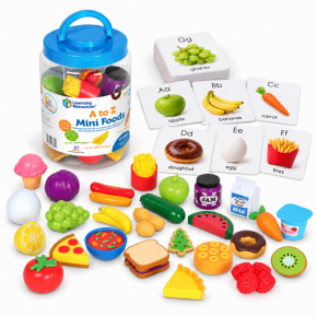 A–Z Food Objects & Matching Cards Set - Montessori Language
