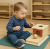 Object Permanence Box with Tray