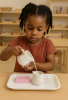  Pouring Water Activities with Two Small Porcelain Creamers
