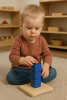 Cubes on Vertical Dowel