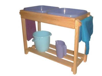Wooden Cloth Washing Stand - Toddler