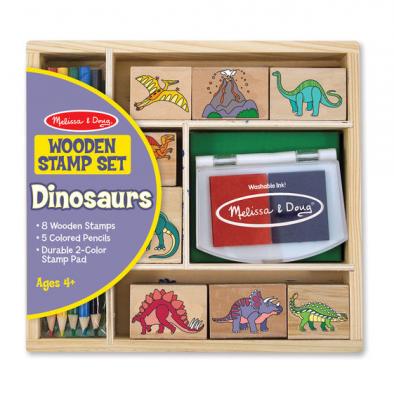 Wooden Stamp Set – Dinosaurs