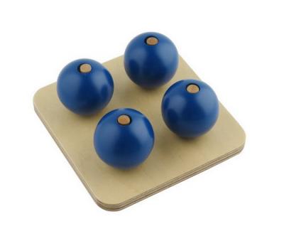 Four Balls on Small Pegs 