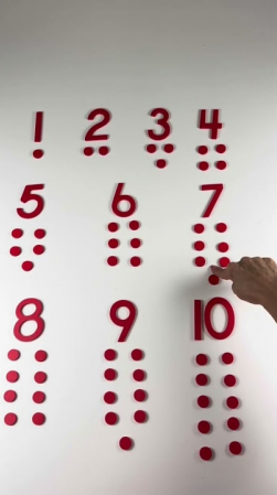 Embedded thumbnail for Montessori Numbers/Numerals and Counters